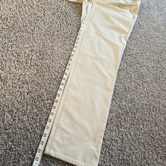 G/FORE | 5 Pocket Performance Straight Leg Pant Stone Tour Golfing SEE MEASURE - Picture 11 of 13